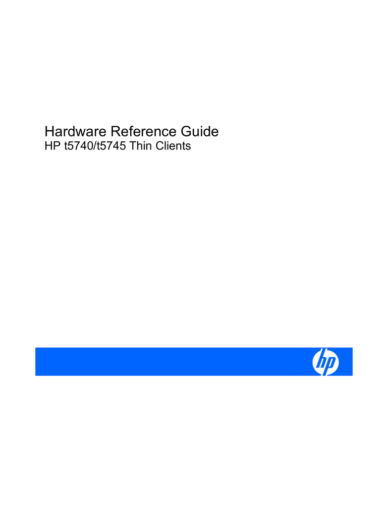 Hardware Reference Guide Manualzz