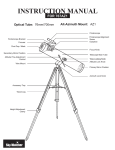 Sky-Watcher Telescope 767AZ1 AZ1 Instruction Manual