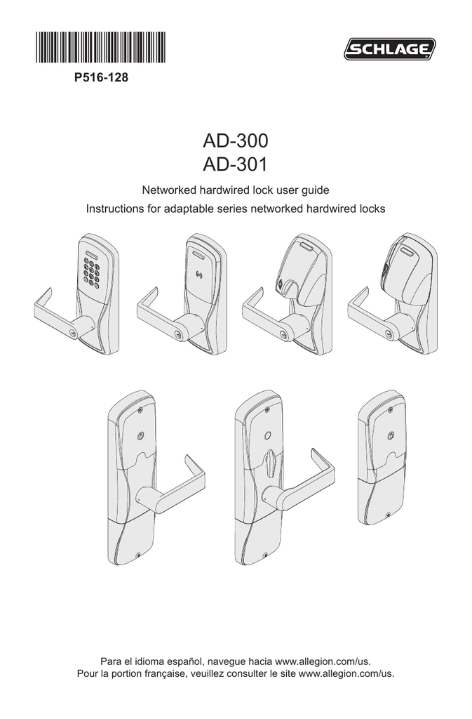 AD-993 | AD-MS | AD-CY | AD-MD | AD-300 and AD-301 Networked Hardwired ...