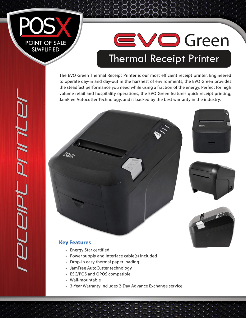 POS-X Evo Green | Manualzz