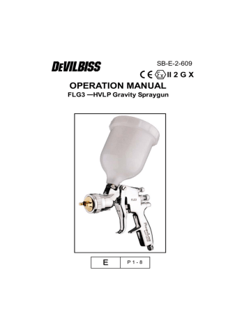 Devilbiss Flg3 Operating Instructions Manualzz