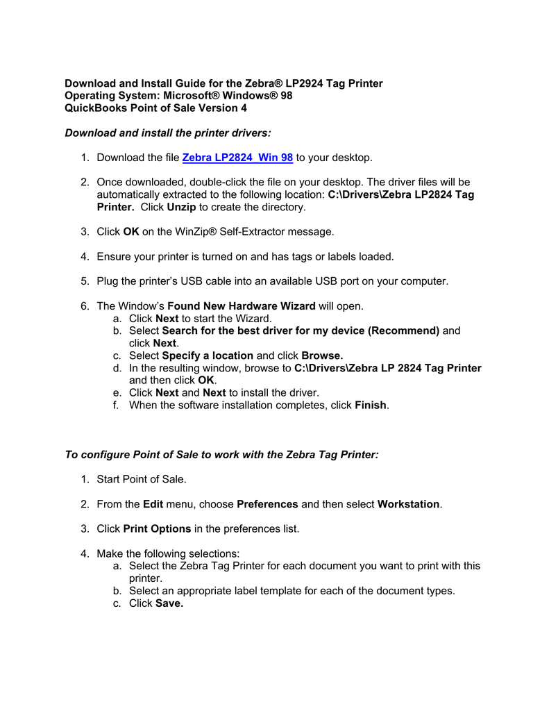 and install guide for