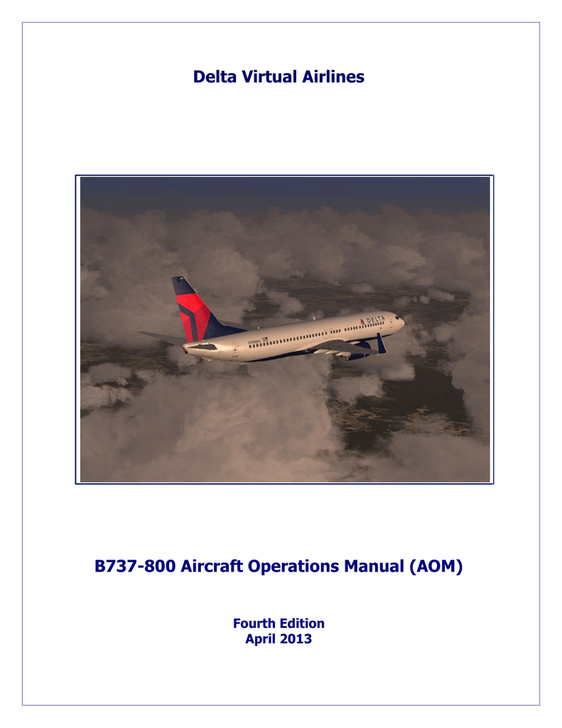 Boeing 737 Standard Operating Procedures Boeing 737-800 Operating Manual | Manualzz