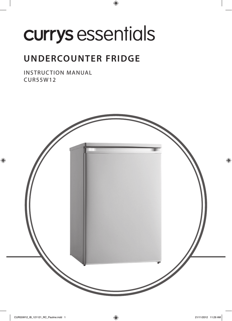 Currys Essentials CUR55W12 Instruction manual Manualzz