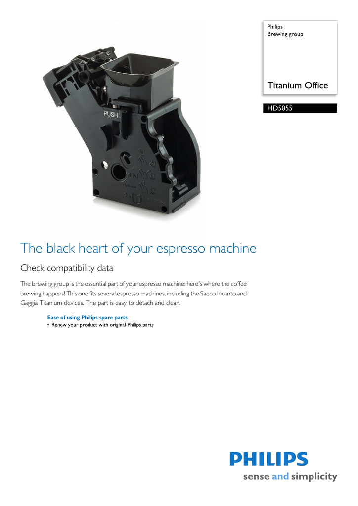 HD5055/01 Philips Brewing group Manualzz