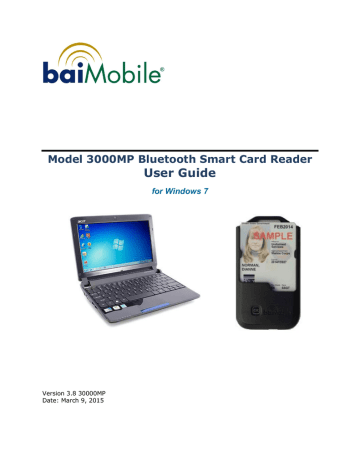 baiMobile™ Wireless CAC Reader | Manualzz