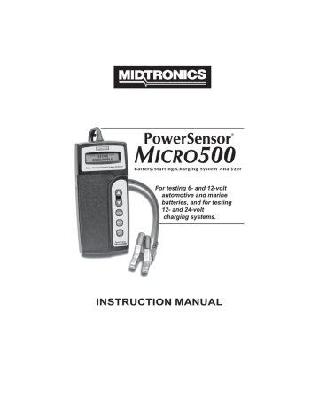 midtronics battery tester micro 500