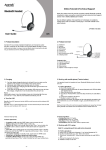 Avantalk AH5 Headphone User Guide: AI Chat &amp; PDF Access