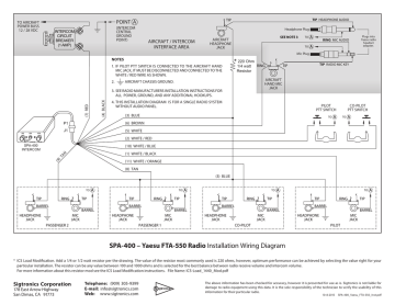 SPA-400 Yaesu FTA-550 Intercom Installation Instructions | Manualzz