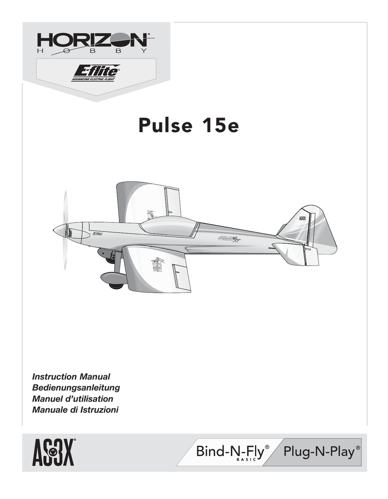 e flite apprentice manual