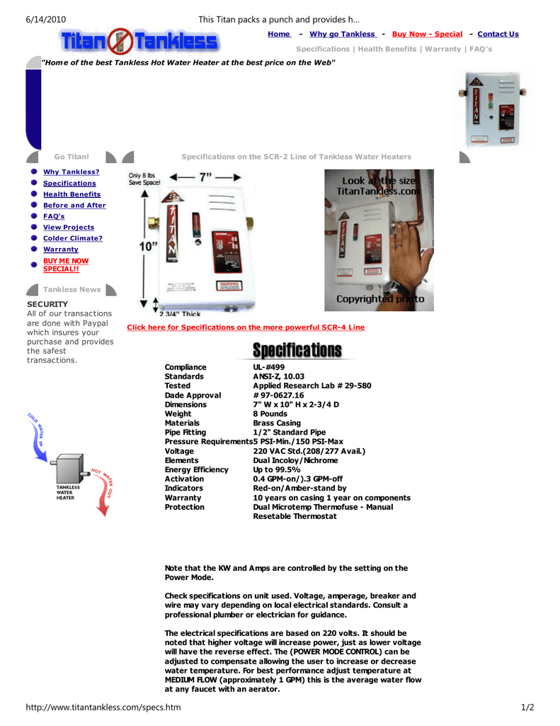 TITAN Water Heater Age Building Intelligence Center, 46 OFF