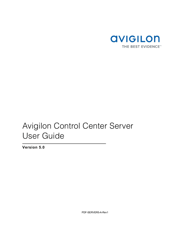 avigilon control center add server over wan