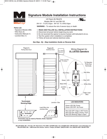 Garage Doors, Openers & Parts Building Materials Model Part# SM-101 ...