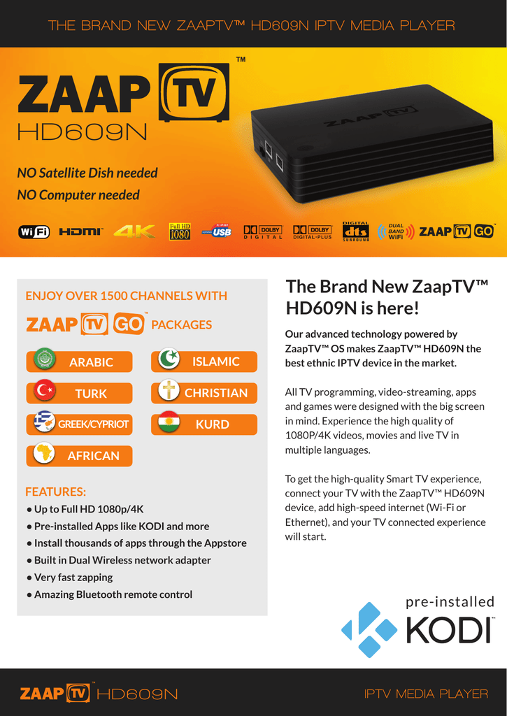 Zaaptv hd509n manual download