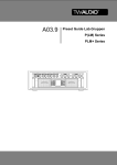 TW AUDiO P(LM) PLM+ Series Preset Guide