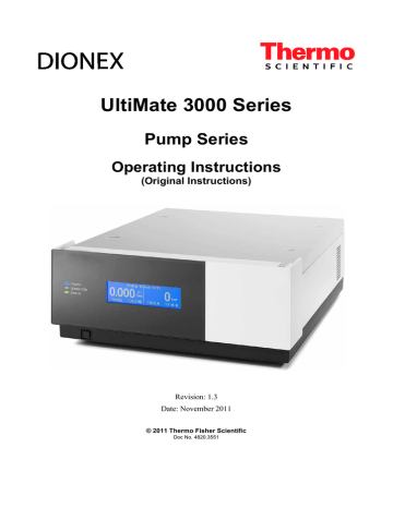 UltiMate 3000 Pump Series - Thermo Fisher Scientific | Manualzz