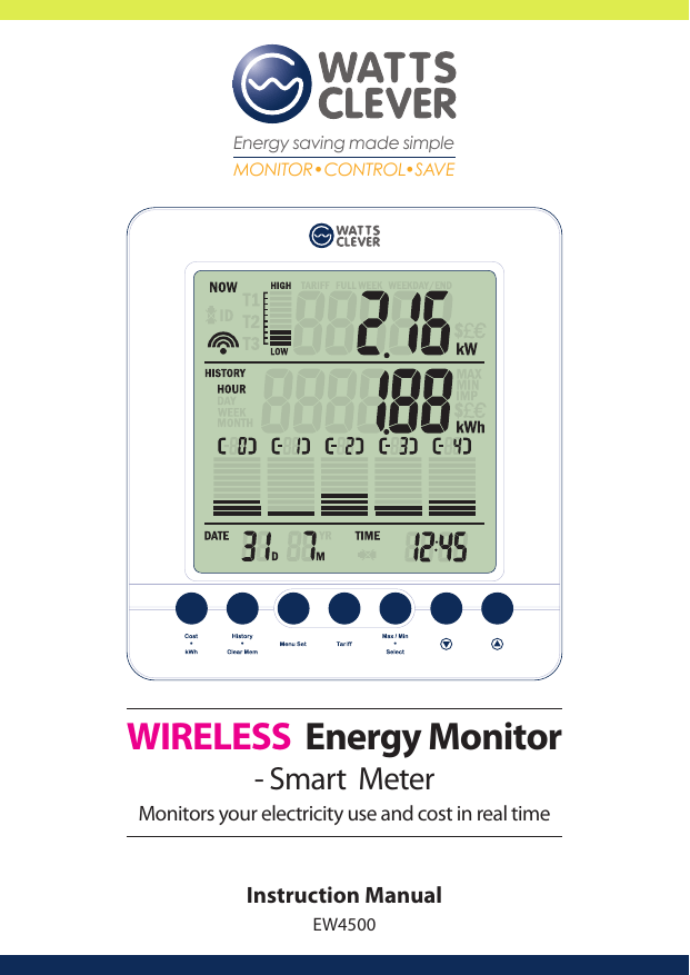 Watts Clever EW4500 Instruction manual Manualzz
