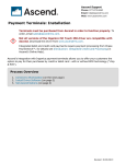 Ascend Payment Terminal Ingenico iSC Touch 250 Installation Guide
