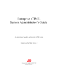 ADP Enterprise eTIME Suite Version 5 System Administrator&rsquo;s Guide
