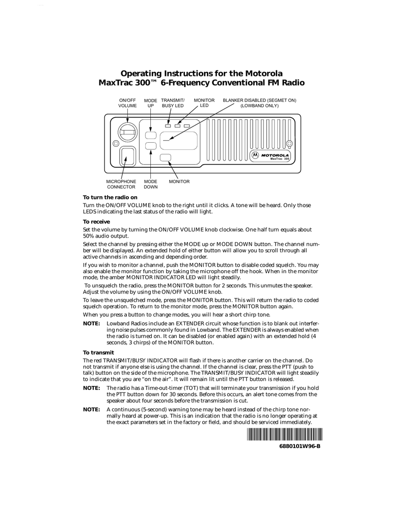 Motorola maxtrac 300 software