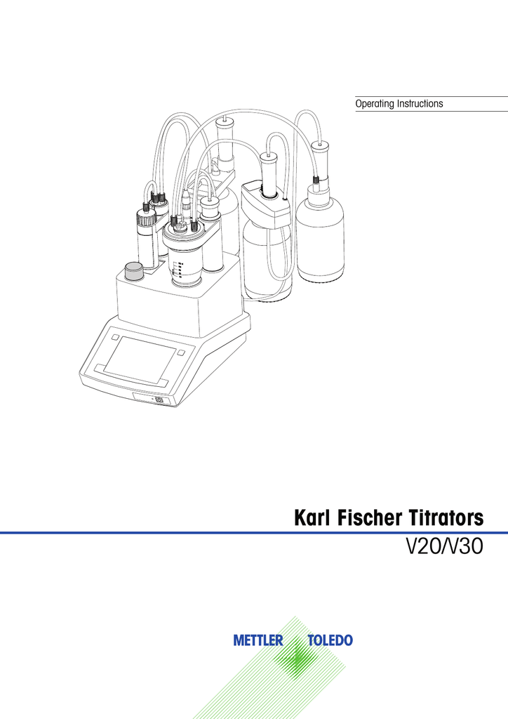 V20/V30 Karl Fischer Titrators Manualzz