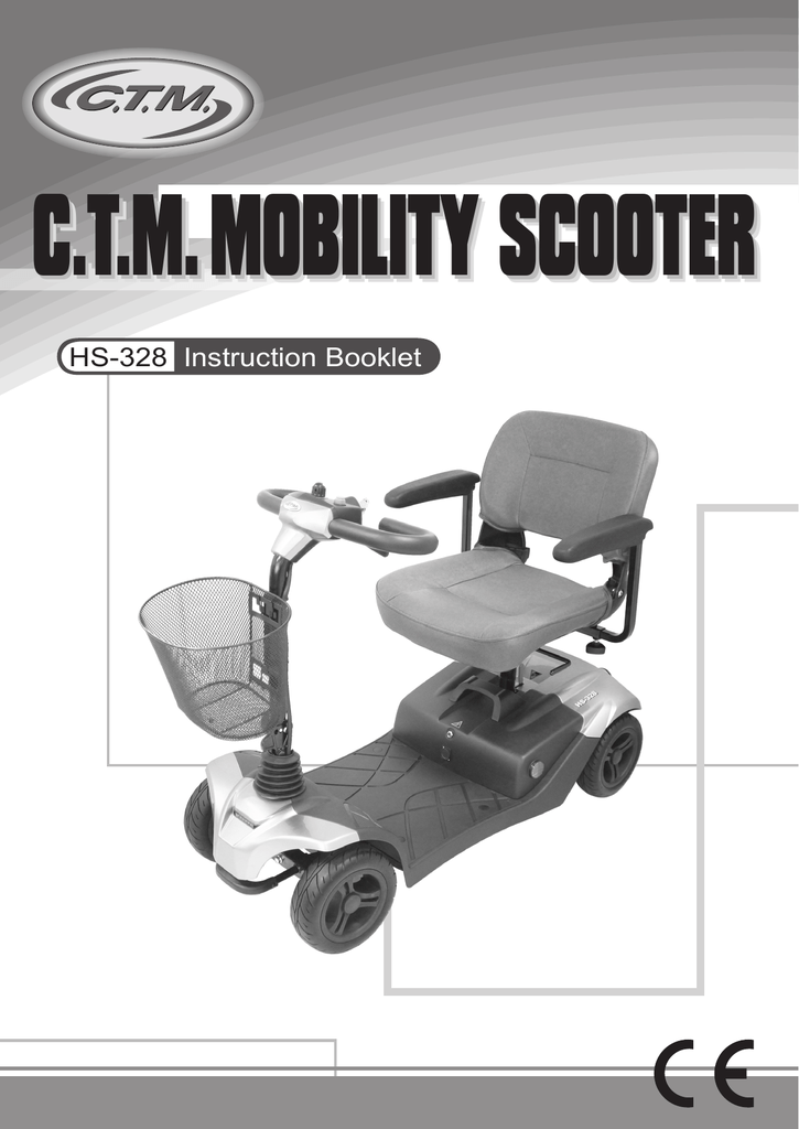 Instructions Mobility Scooter/Wheelchair Lap Anciens Et Réunions
