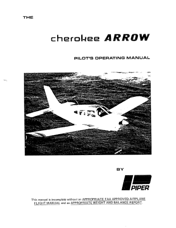 Piper Arrow Pa 28r 0 Poh Manual Manualzz