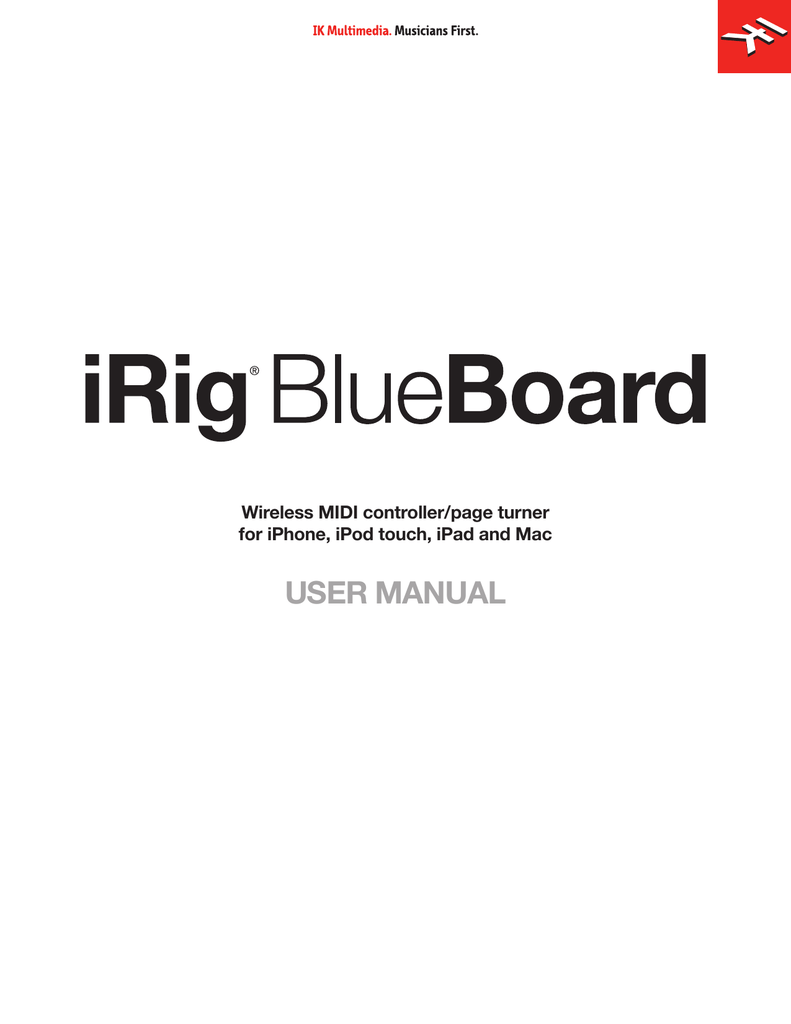 Irig Blueboard Mac App