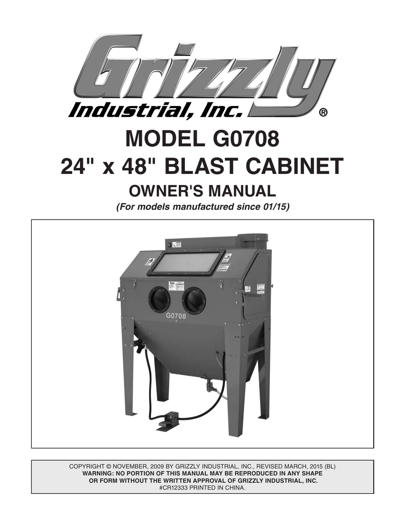Grizzly T27157 Benchtop Sandblast Matttroy