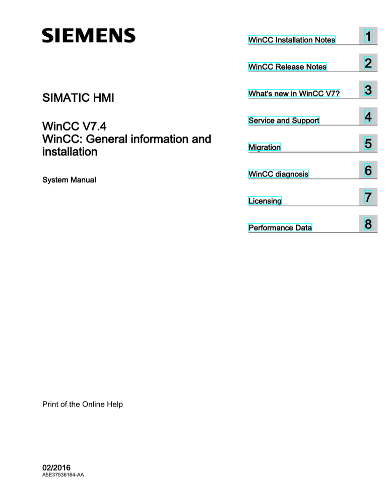 Simatic Hmi Wincc V7 4 Siemens Global Website Manualzz