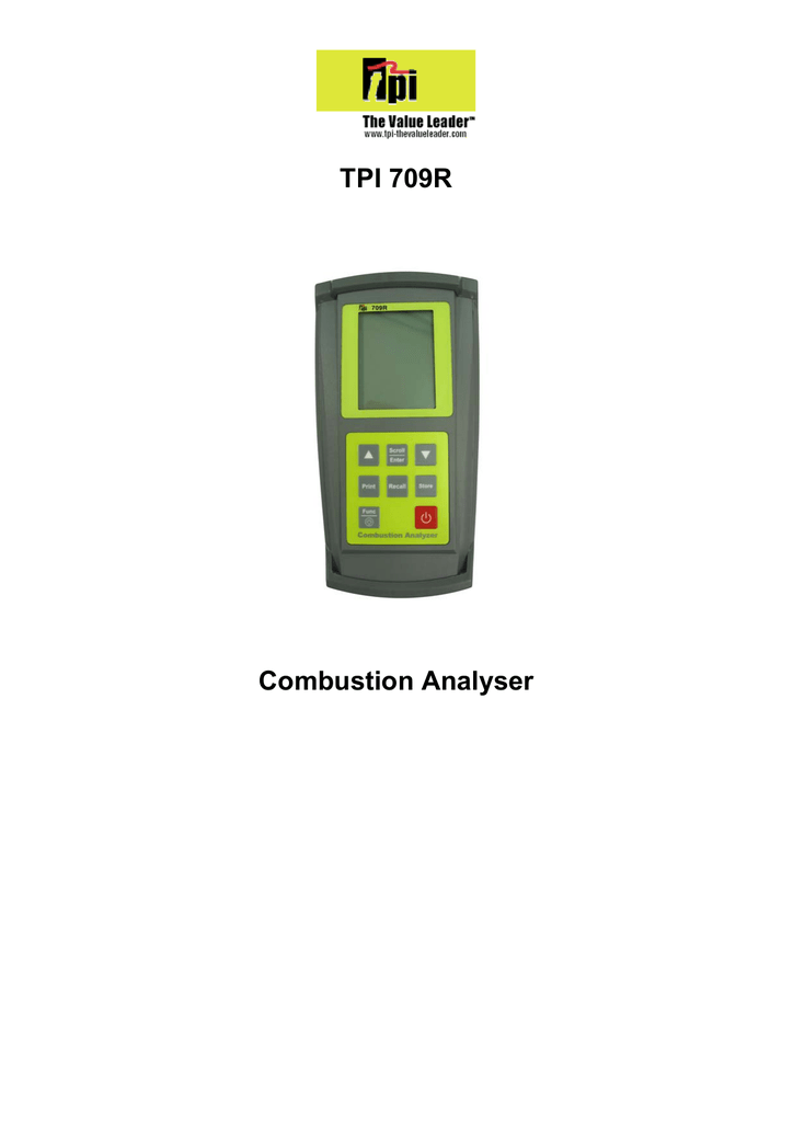 TPI 715 Combustion GAS Analyzer