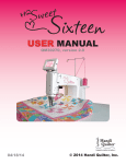 HQ Sweet Sixteen QM30270 User Manual