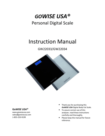 GOWISE USA® Instruction Manual | Manualzz