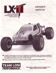 Team Losi LX-T Owner's Manual