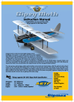 Flying Legends DH 60G Gipsy Moth Instruction Manual