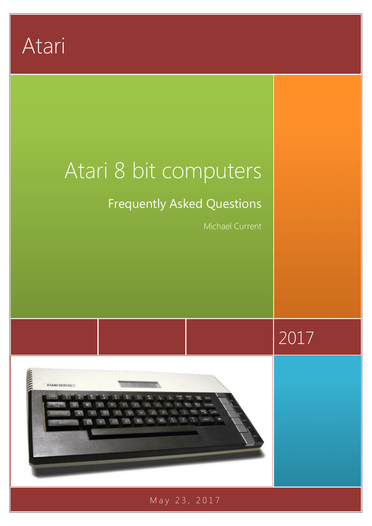 PDF version, A4 Format - Remarkable Atari 8 | Manualzz