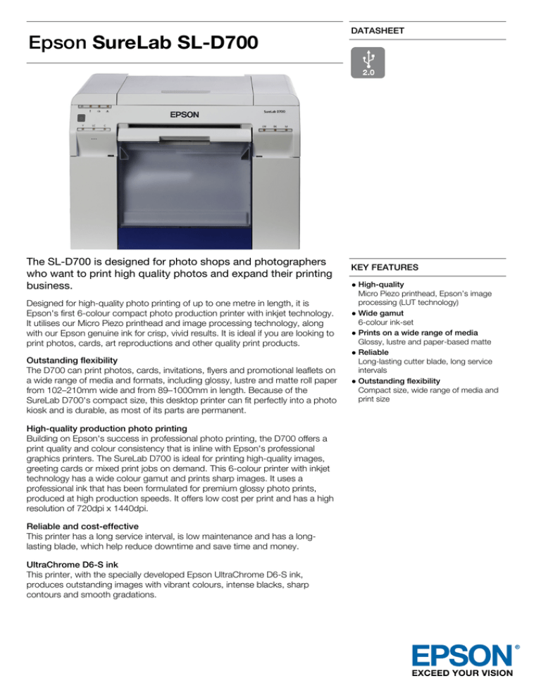 epson d700 printer