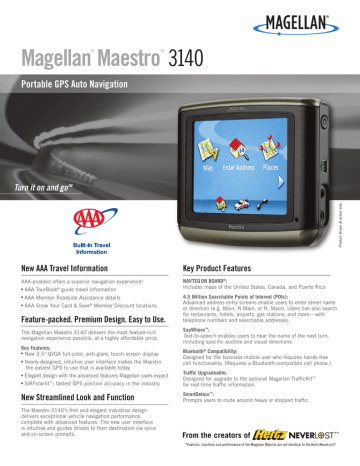 3140 Magellan® MaestroTM | Manualzz