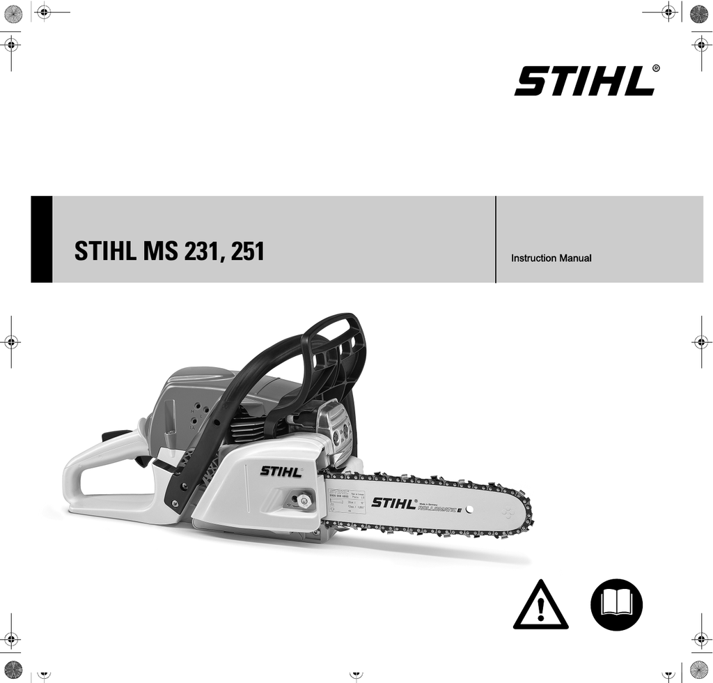 Stihl Ms 231 251 Manualzz