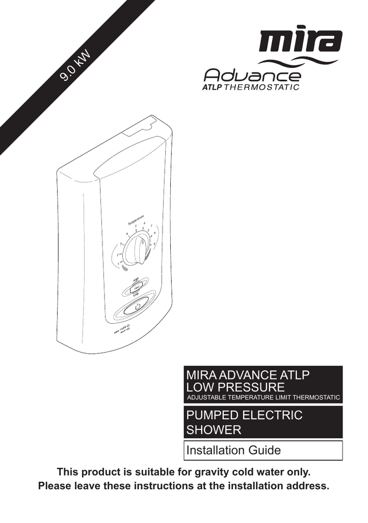 Installation Guide MIRA ADVANCE ATLP LOW Manualzz