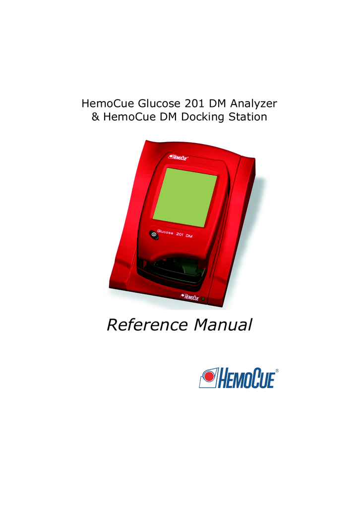 HemoCue Glucose 201 DM RM | Manualzz