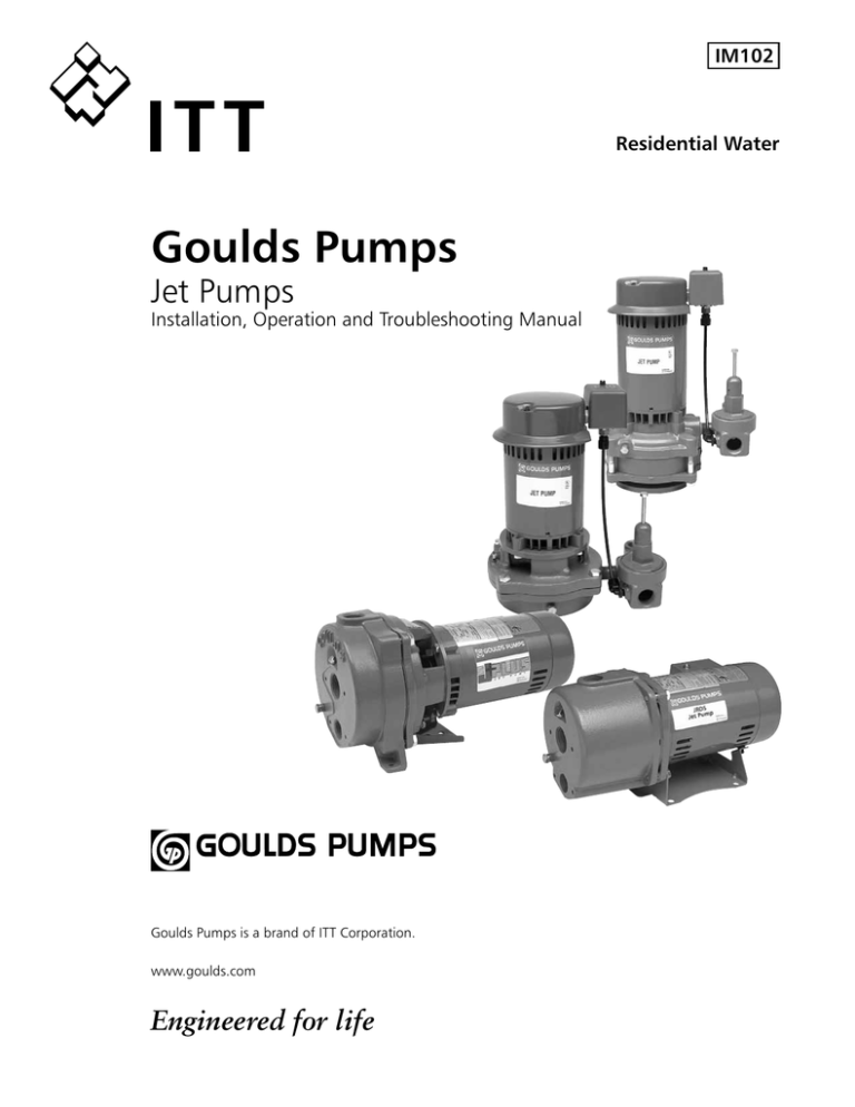 Goulds Pumps Instruction Manuals