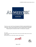 AL-MEISTER ALM3220 manual