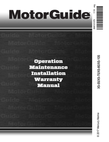 Motorguide X5 Motor Manual Troubleshooting