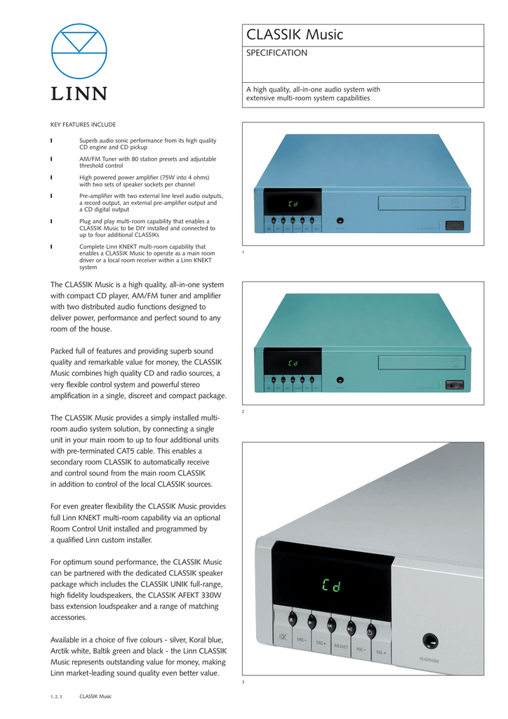 linn classik speakers