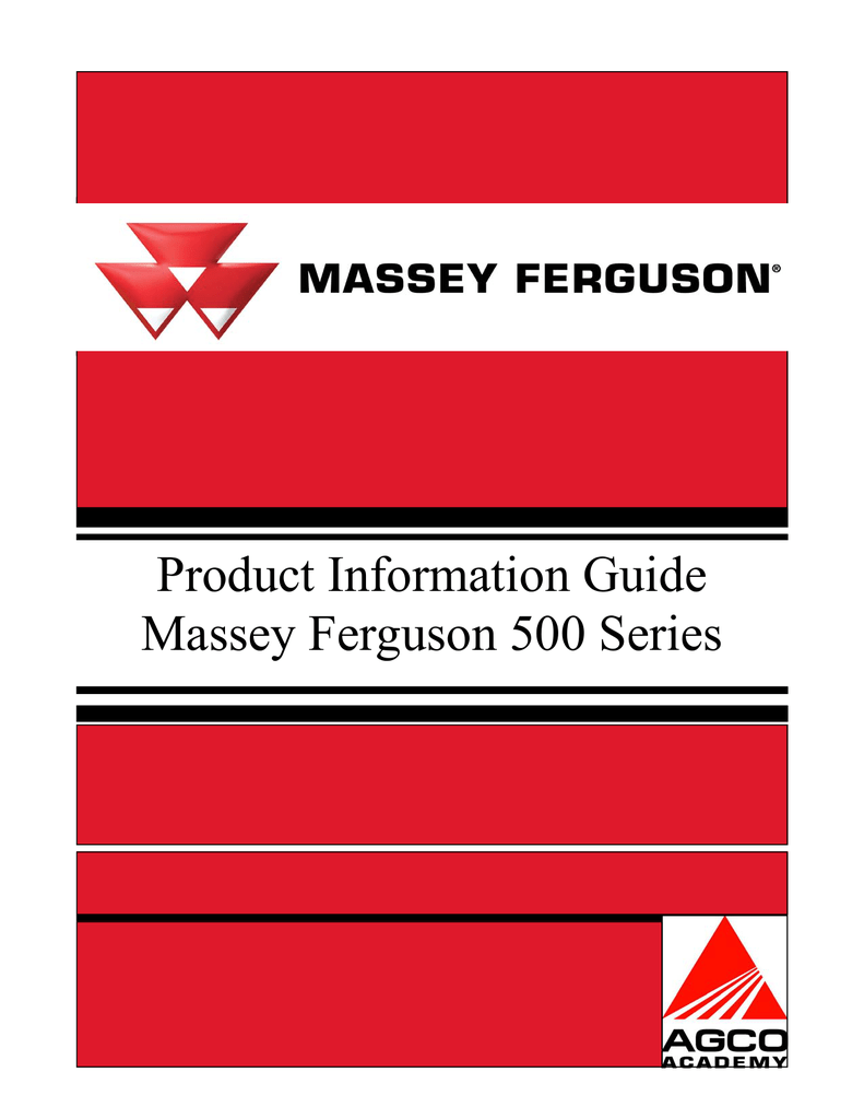 MF 500 MASSEY FERGUSON SEED DRILL MF500 OPERATORS MANUAL 