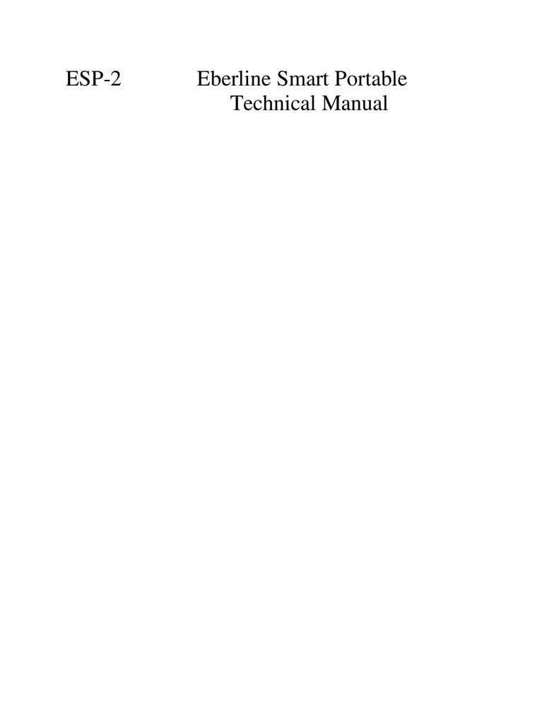 Eberline Asp 1 Manual