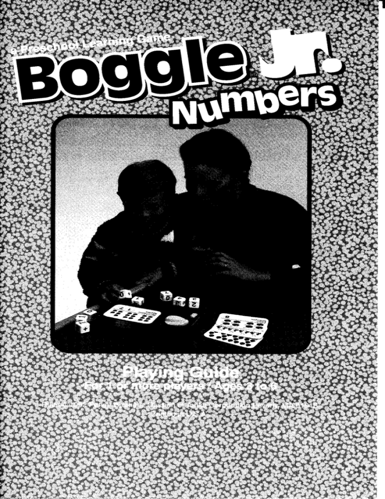 Boggle Jr Numbers Instructions Manualzz