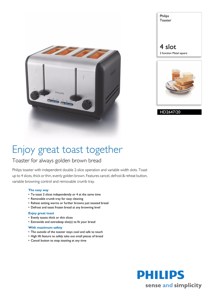 HOT Philips Hd2647 Philips Toaster Slice Price Philips Toaster Slice