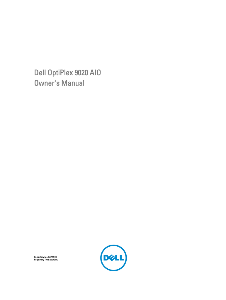 Dell Optiplex 90 Aio Owner S Manual Manualzz